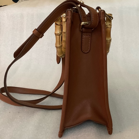 Radley London Limited Edition Bamboo Handle Leather Satchel — Seaweed Coastal - Picture 5 of 13